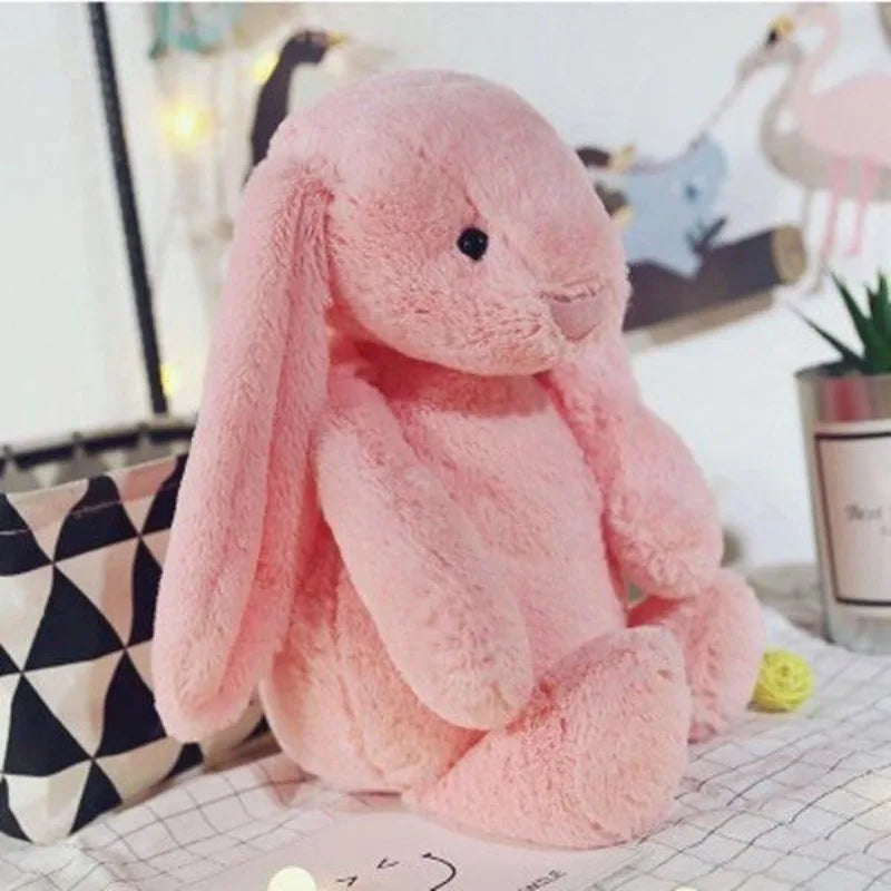 Giant Bunny Rabbit Stuffed Toy Pillow Pink PillowNap