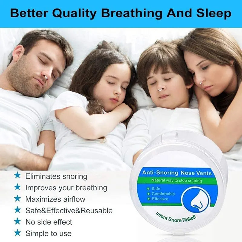 4 Pack Anti Snoring Nose Vents PillowNap