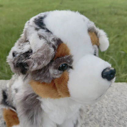 Realistic Australian Shepherd Stuffed Animal PillowNap