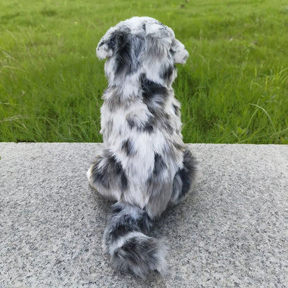 Realistic Australian Shepherd Stuffed Animal PillowNap