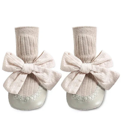 Baby Girl Sock Shoes Khaki PillowNap