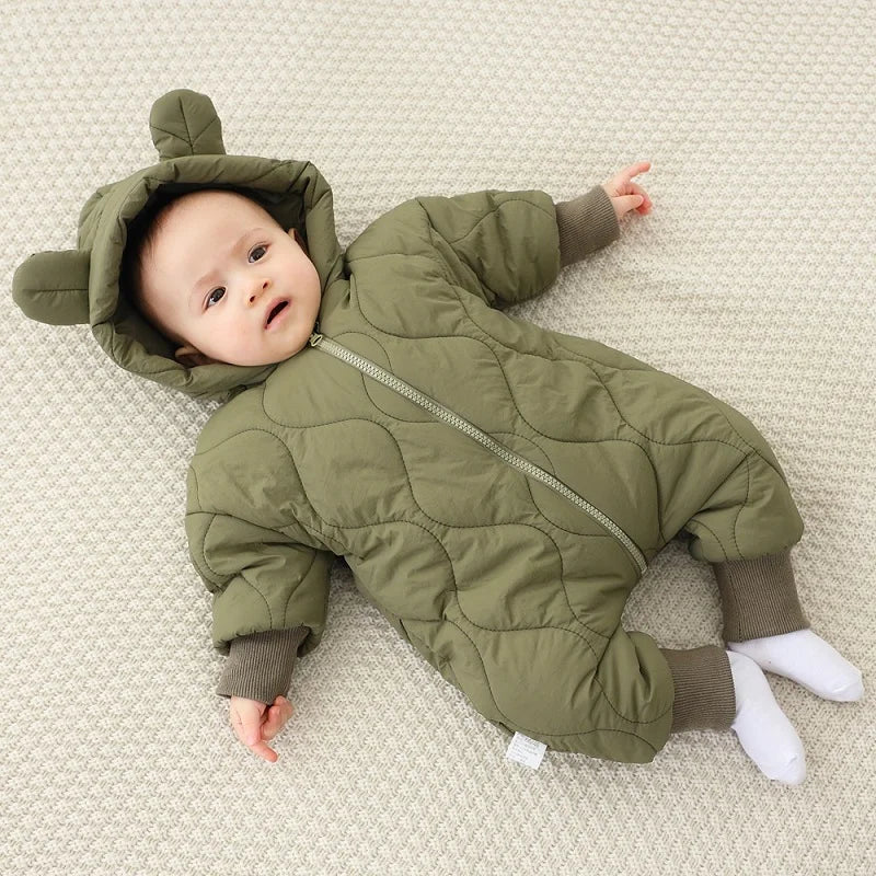 Infant Snowsuit with Ears PillowNap