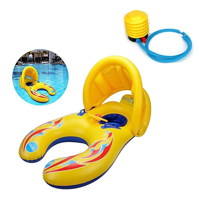 Inflatable Baby Swimming Float 3 PillowNap
