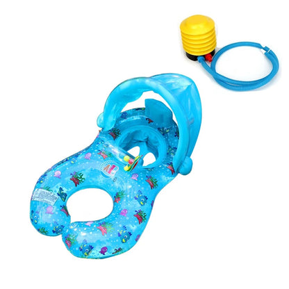 Inflatable Baby Swimming Float 2 PillowNap