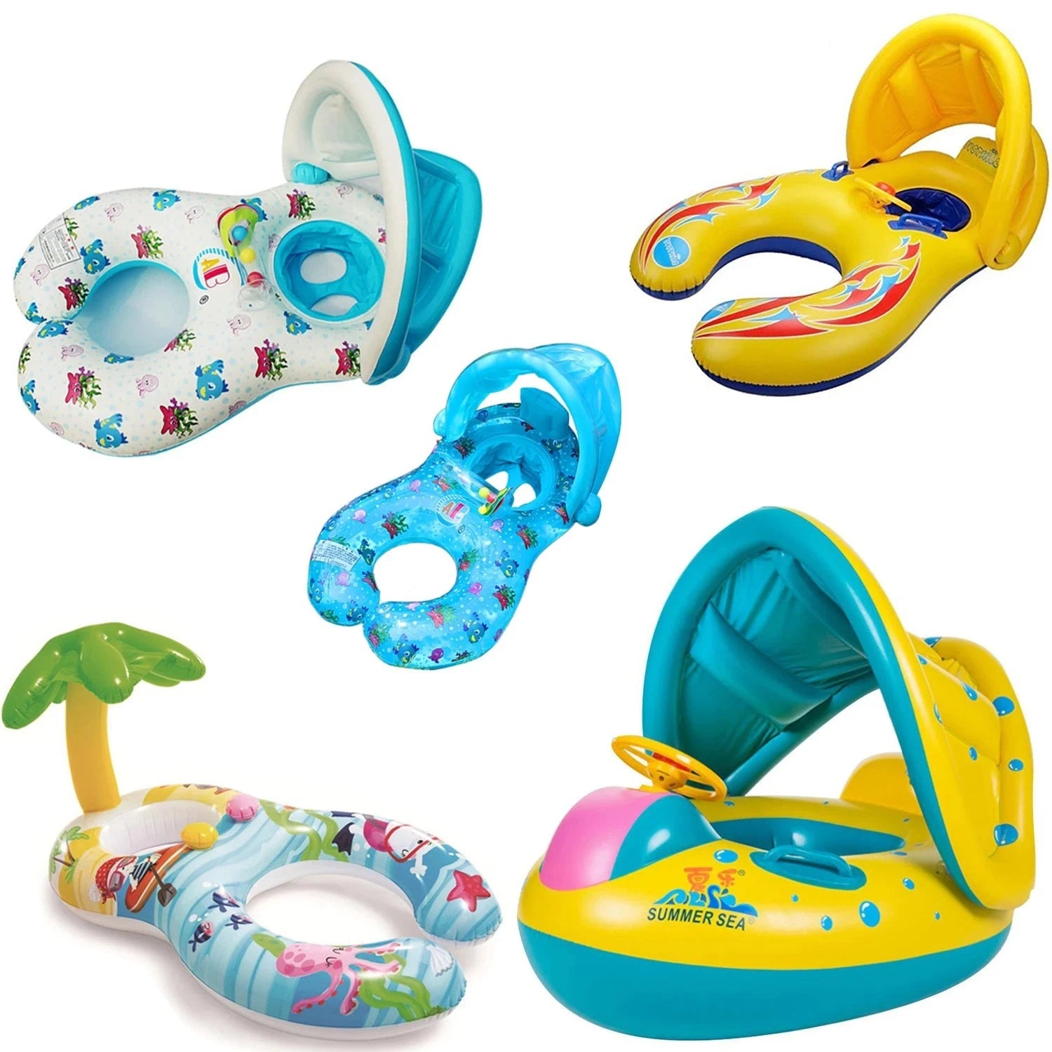 Inflatable Baby Activity Float Inflatable Baby Swimming Float – PillowNap™