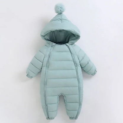 Baby Winter Jumpsuit Green PillowNap