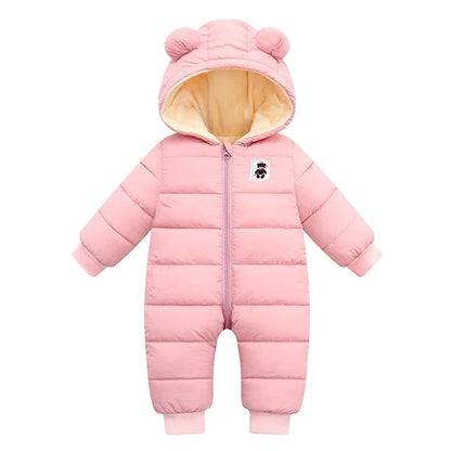 Baby Winter Jumpsuit Pink PillowNap