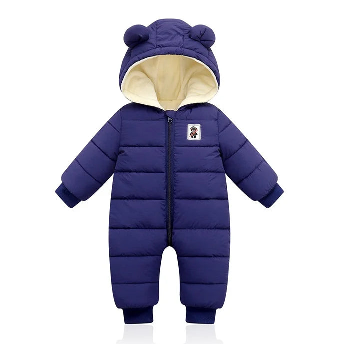 Baby Winter Jumpsuit Blue PillowNap