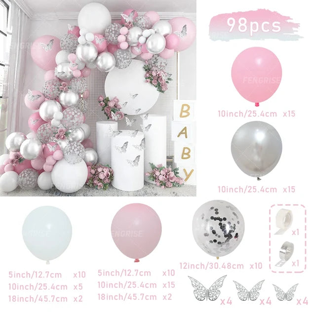 Baby Shower Decorations Balloons Full Set Style 5 PillowNap