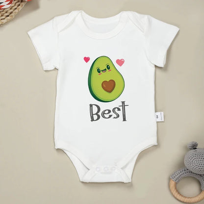 Best Friends Avocado Twin Outfits Best-White PillowNap