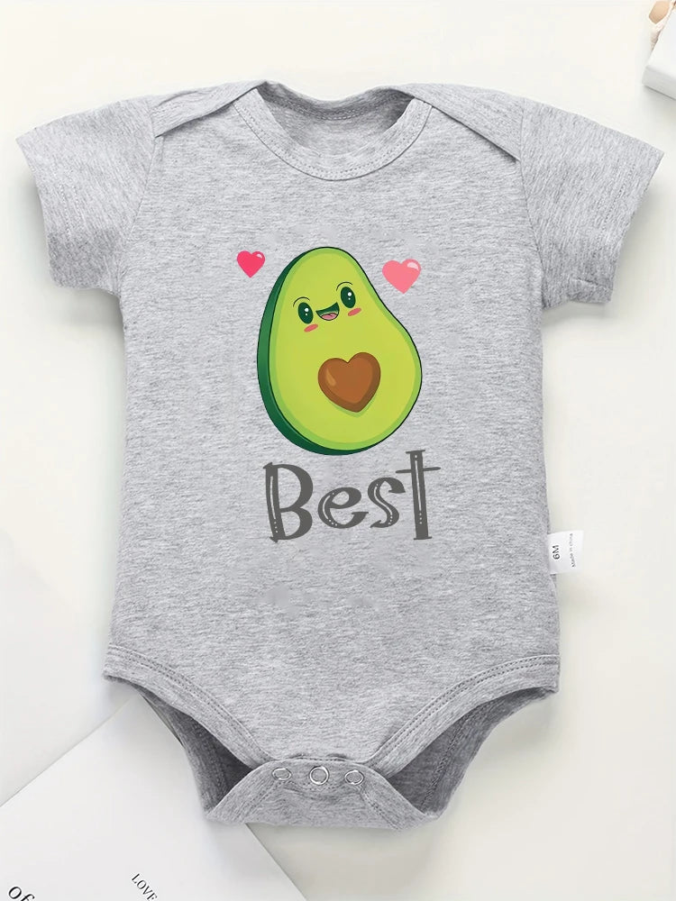 Best Friends Avocado Twin Outfits Best-Grey PillowNap