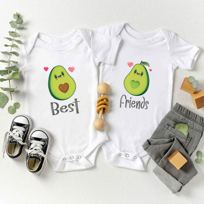 Best Friends Avocado Twin Outfits PillowNap