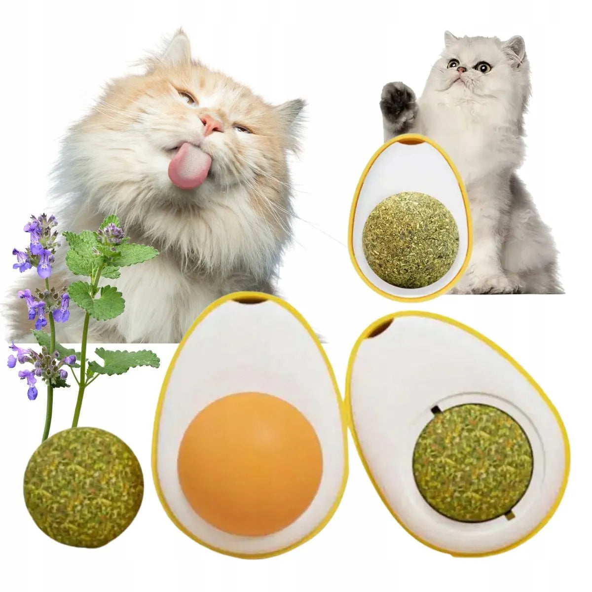 Catnip Ball for Cats PillowNap