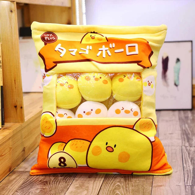Kawaii Plushies Candy Bag Chicken PillowNap