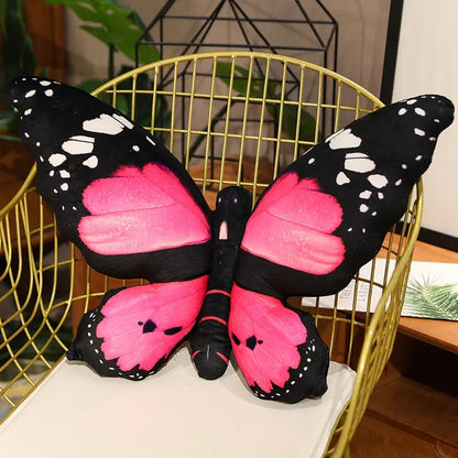 Butterfly Stuffed Animal Pink PillowNap