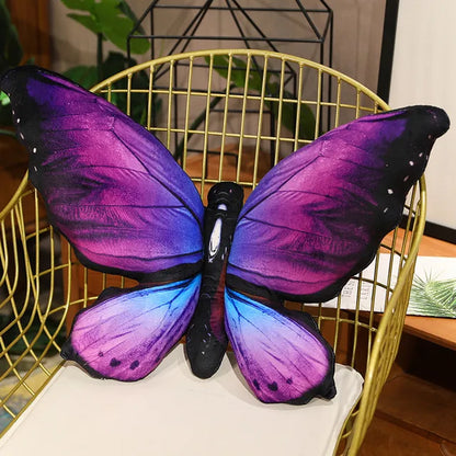 Butterfly Stuffed Animal Purple PillowNap