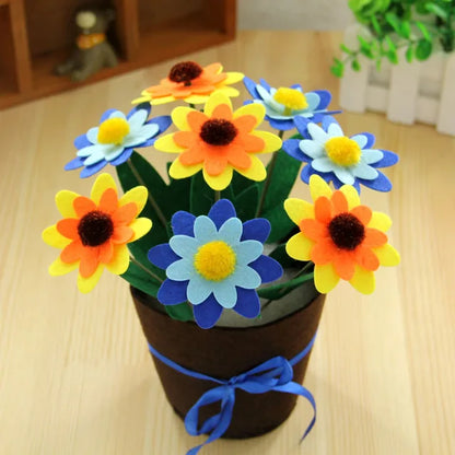 DIY Flower Pot Toys for Children Sunflower PillowNap