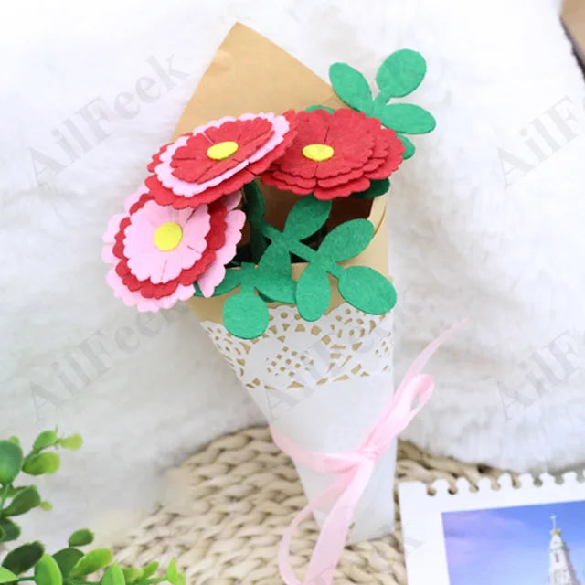 DIY Flower Pot Toys for Children Bouquet - Carnations PillowNap