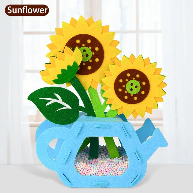 DIY Flower Pots For Kids Sunflower PillowNap