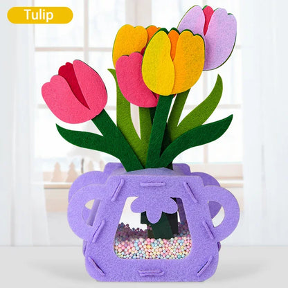 DIY Flower Pots For Kids Tulip PillowNap