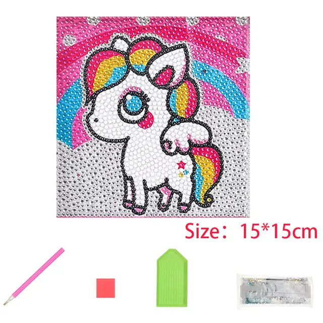 Rhinestone Diamond Embroidery DIY Paintings for Kids 11 PillowNap