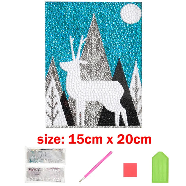 Rhinestone Diamond Embroidery DIY Paintings for Kids 8 PillowNap