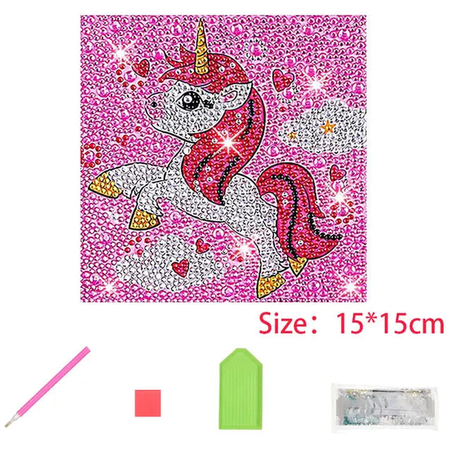 Rhinestone Diamond Embroidery DIY Paintings for Kids 10 PillowNap