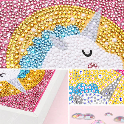 Rhinestone Diamond Embroidery DIY Paintings for Kids PillowNap