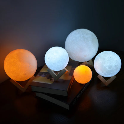 3D Lunar Moon Light Lamp PillowNap