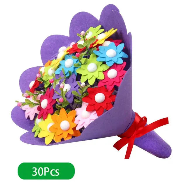 EVA Button Flowers Bouquet For Children H PillowNap