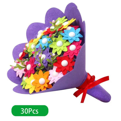 EVA Button Flowers Bouquet For Children H PillowNap