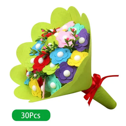 EVA Button Flowers Bouquet For Children B PillowNap