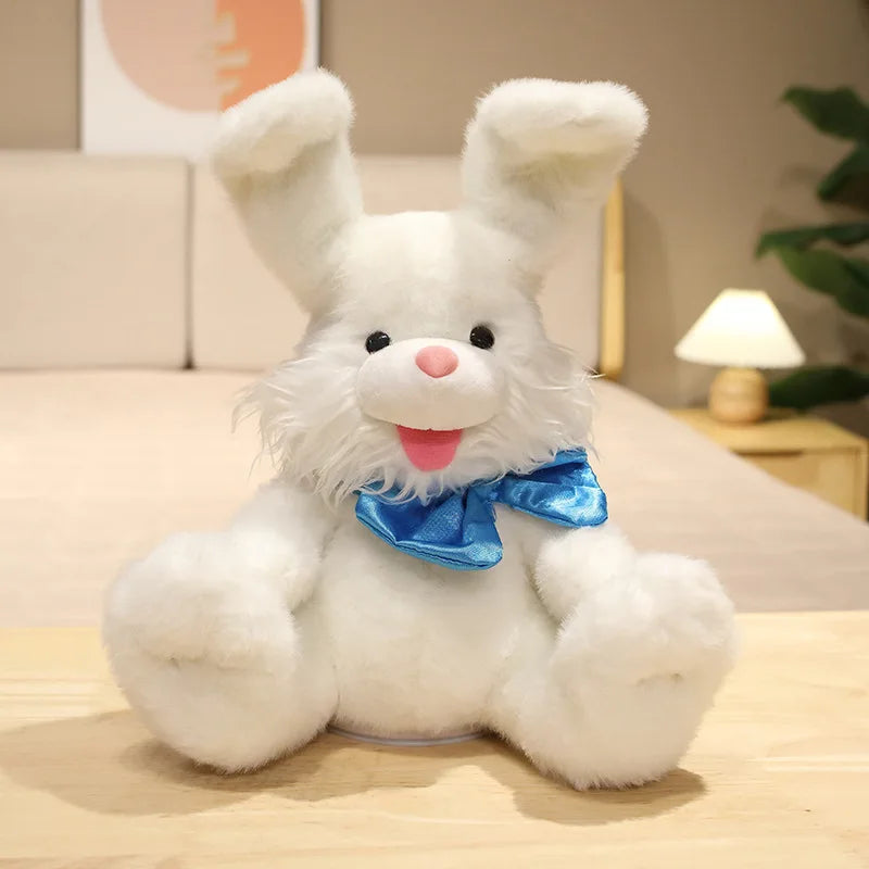 Easter Bunny Stuffed Animal White PillowNap