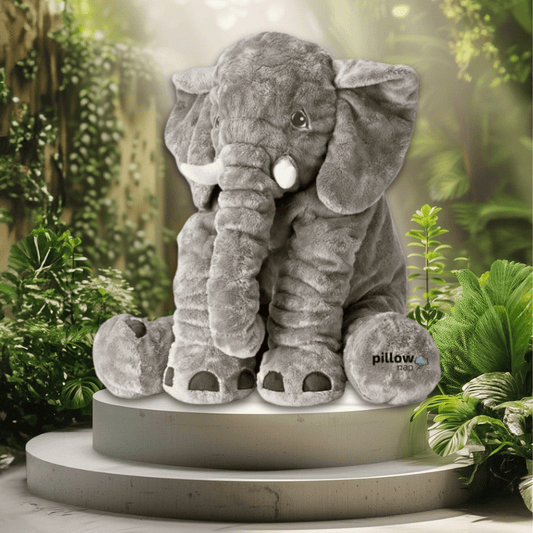 PillowNap Giant Elephant Pillow Grey Large (80cm) - NEW PillowNap