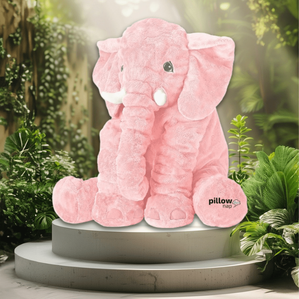 PillowNap Giant Elephant Pillow Pink Large (80cm) - NEW PillowNap