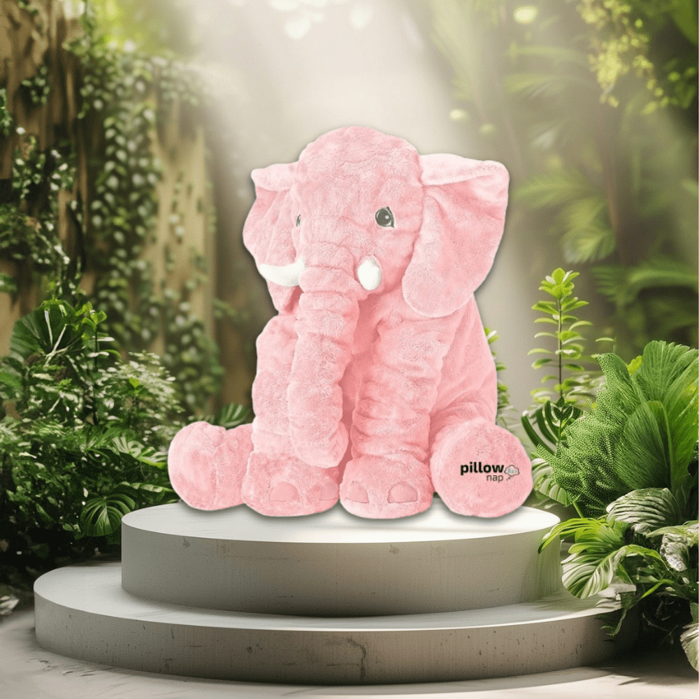 PillowNap Giant Elephant Pillow Pink Medium (60cm) PillowNap