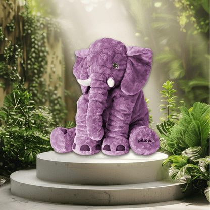 PillowNap Giant Elephant Pillow Purple Medium (60cm) PillowNap