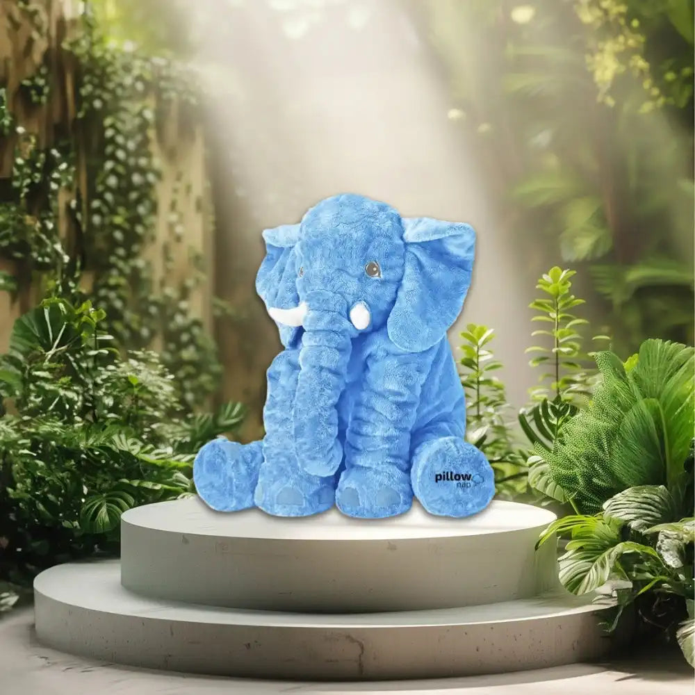 PillowNap Elephant Pillow Blue Giant 60cm PillowNap