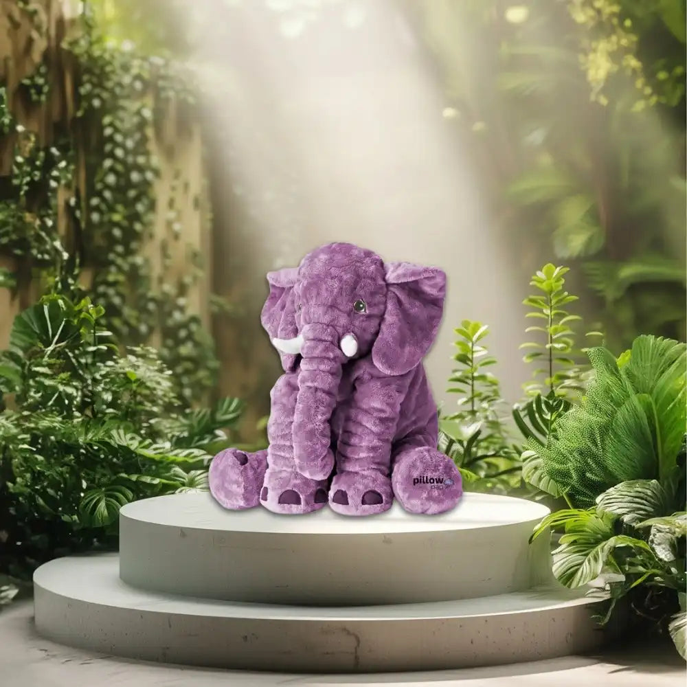 PillowNap Elephant Pillow Purple Small 40cm PillowNap