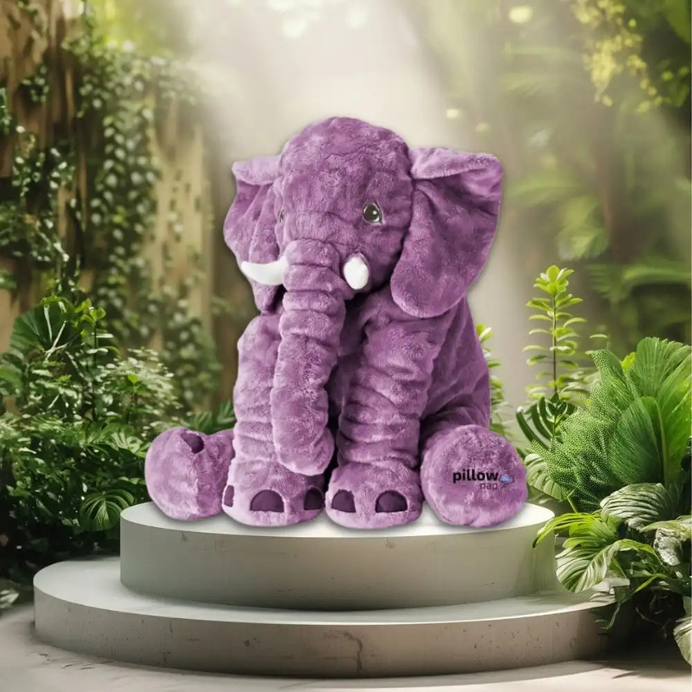 PillowNap Elephant Pillow Purple Jumbo 80cm (NEW) PillowNap