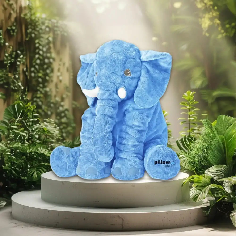 PillowNap Elephant Pillow Blue Jumbo 80cm (NEW) PillowNap