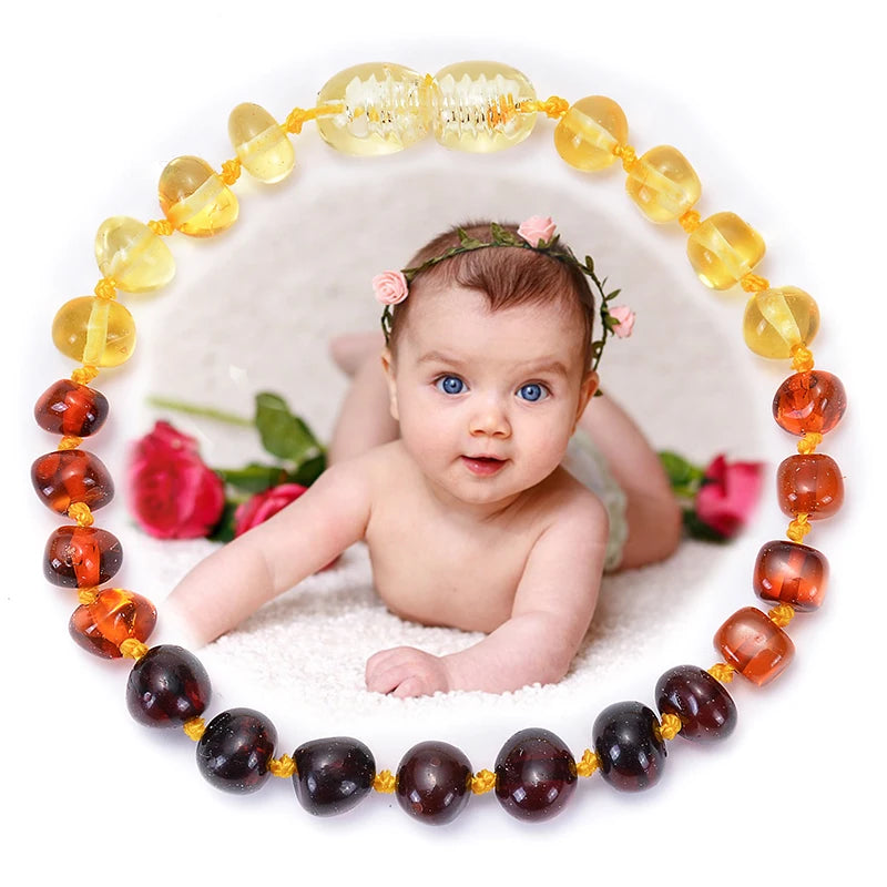 Natural Amber Newborn Baby Bracelet - Adult Size Available - PillowNap ...