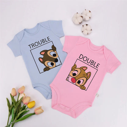 Double Trouble Twin Bodysuits Outfits PillowNap