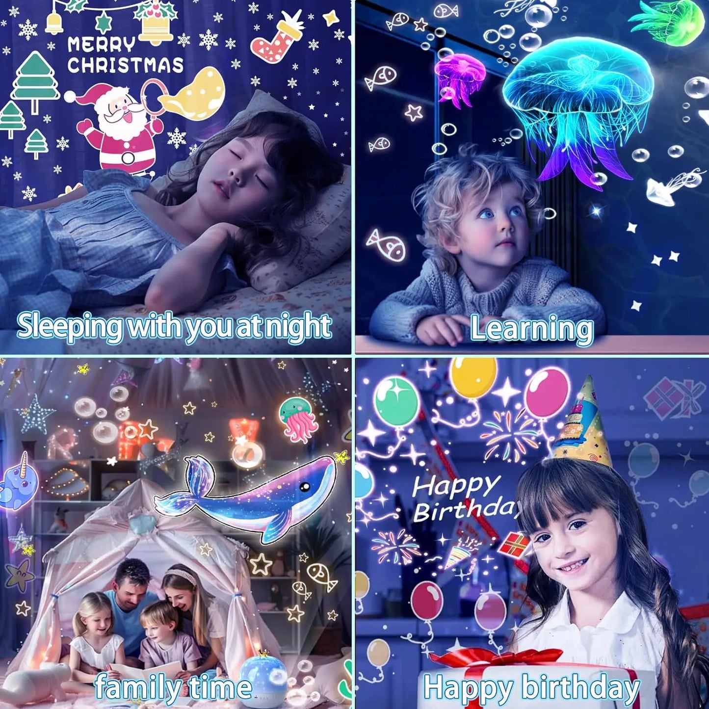 Magical Night Light Projector PillowNap