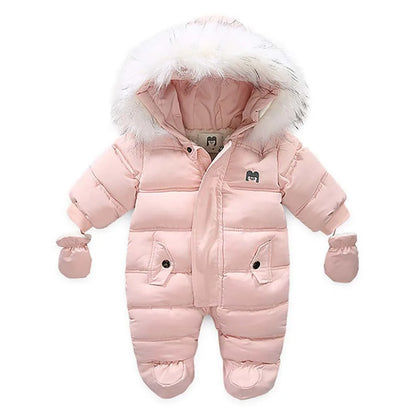 Baby Snowsuit Pink PillowNap