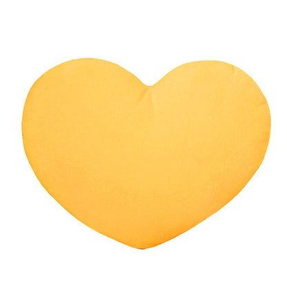 Plush Heart Pillow Yellow PillowNap