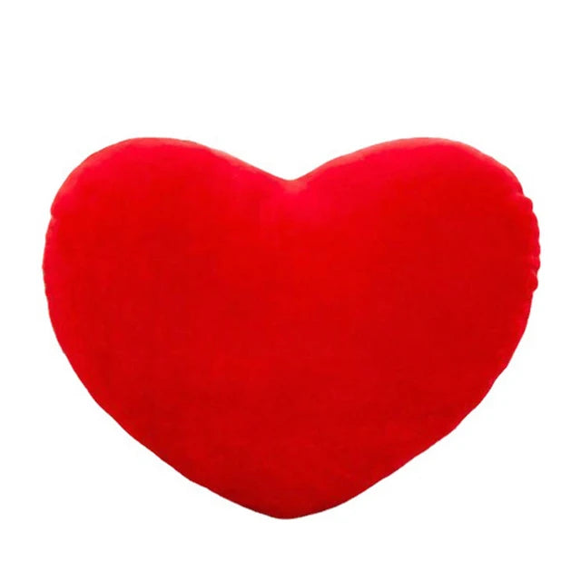 Plush Heart Pillow Red PillowNap