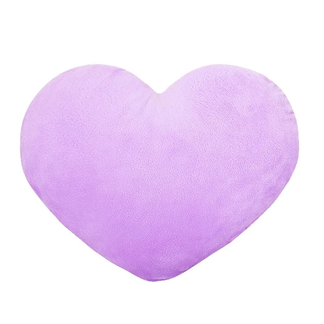 Plush Heart Pillow Purple PillowNap