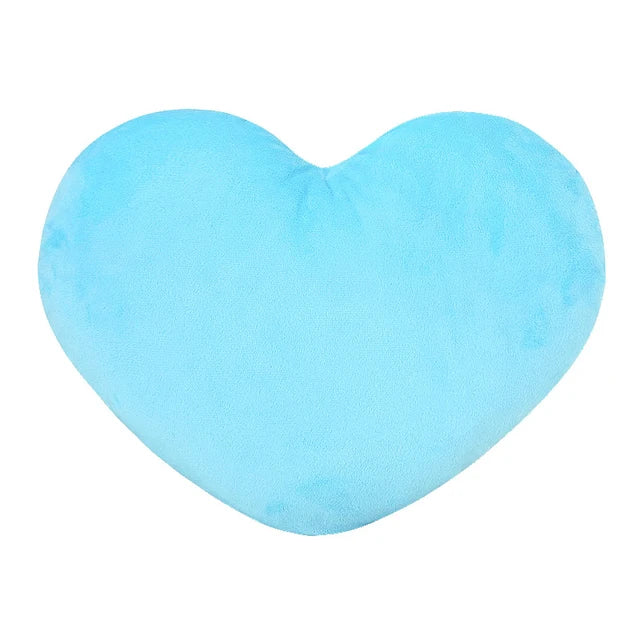 Plush Heart Pillow Lake-Blue PillowNap