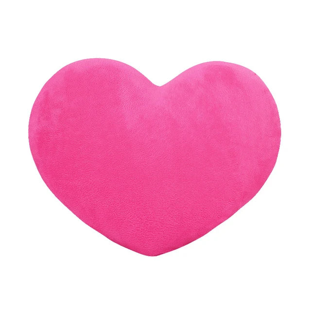 Plush Heart Pillow Rose Red PillowNap
